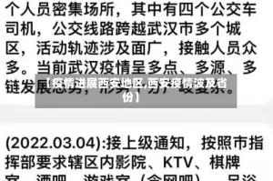 【疫情进展西安地区,西安疫情波及省份】