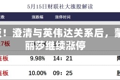 6连板！澄清与英伟达关系后，蒙娜丽莎继续涨停