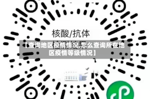 【查询地区疫情情况,怎么查询所在地区疫情等级情况】