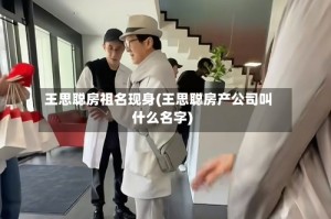 王思聪房祖名现身(王思聪房产公司叫什么名字)