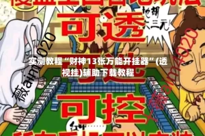 实测教程“财神13张万能开挂器”(透视挂)辅助下载教程