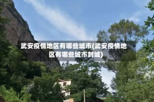 武安疫情地区有哪些城市(武安疫情地区有哪些城市封城)