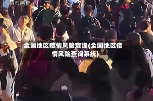 全国地区疫情风险查询(全国地区疫情风险查询系统)