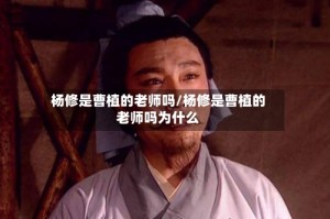 杨修是曹植的老师吗/杨修是曹植的老师吗为什么
