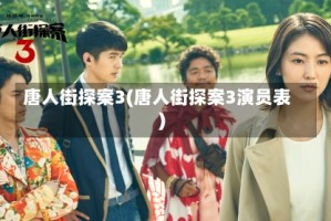 唐人街探案3(唐人街探案3演员表)