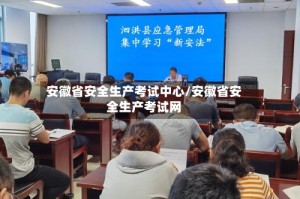 安徽省安全生产考试中心/安徽省安全生产考试网