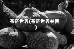 苍茫世界(苍茫世界林荒)