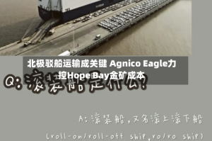 北极驳船运输成关键 Agnico Eagle力控Hope Bay金矿成本