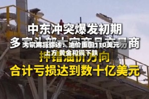 大宗商品综述：油价重回110美元上方 黄金和铜下跌
