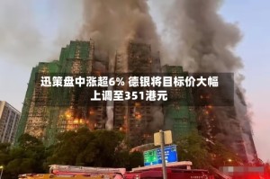 迅策盘中涨超6% 德银将目标价大幅上调至351港元