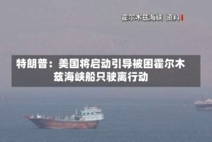 特朗普：美国将启动引导被困霍尔木兹海峡船只驶离行动