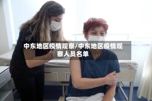 中东地区疫情观察/中东地区疫情观察人员名单