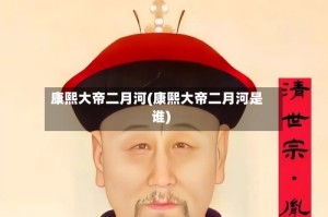 康熙大帝二月河(康熙大帝二月河是谁)