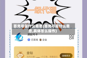 首充号是什么意思(首充号是什么意思,具体怎么操作)