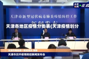 天津各地区疫情分类表(天津疫情划分)