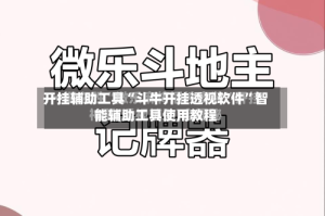 开挂辅助工具“斗牛开挂透视软件”智能辅助工具使用教程