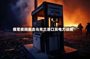 俄军夜间袭击乌克兰港口及电力设施