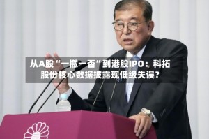 从A股“一撤一否”到港股IPO：科拓股份核心数据披露现低级失误？