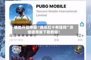 辅助开挂神器“微乐红十有挂吗”详细通用版下载教程！