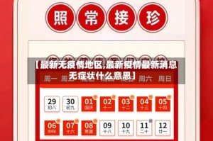 【最新无疫情地区,最新疫情最新消息无症状什么意思】
