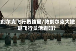 敦刻尔克飞行员结局/敦刻尔克大撤退飞行员活着吗?