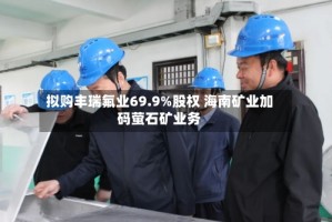 拟购丰瑞氟业69.9%股权 海南矿业加码萤石矿业务