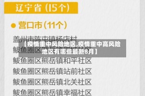 【疫情重中风险地区,疫情重中高风险地区有哪些最新8月】