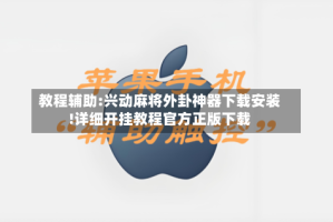 教程辅助:兴动麻将外卦神器下载安装!详细开挂教程官方正版下载