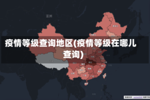 疫情等级查询地区(疫情等级在哪儿查询)