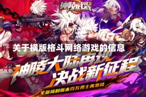 关于横版格斗网络游戏的信息