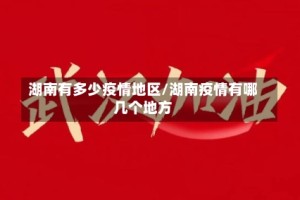 湖南有多少疫情地区/湖南疫情有哪几个地方