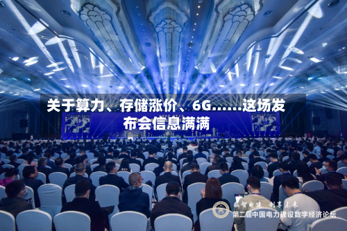 关于算力、存储涨价	、6G……这场发布会信息满满-第3张图片
