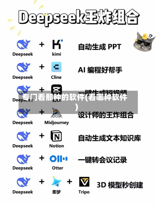 专门看那种的软件(看哪种软件)-第1张图片