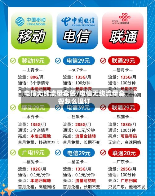 电信无线流量套餐/电信无线流量套餐怎么退订-第1张图片