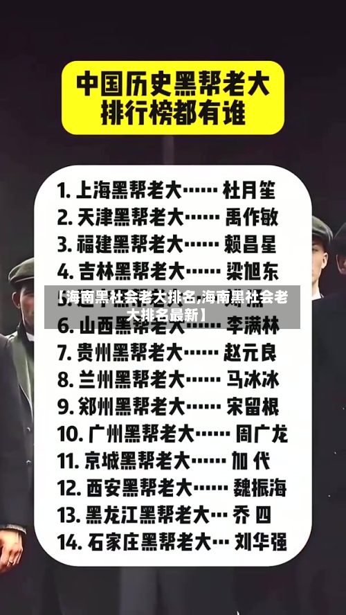 【海南黑社会老大排名,海南黑社会老大排名最新】-第1张图片