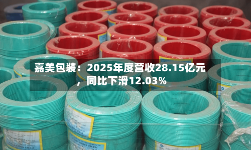 嘉美包装：2025年度营收28.15亿元，同比下滑12.03%-第2张图片
