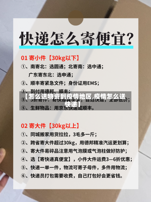 【怎么送物资到疫情地区,疫情怎么送快递】-第2张图片