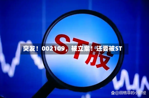 突发！002109，被立案！还要被ST-第1张图片