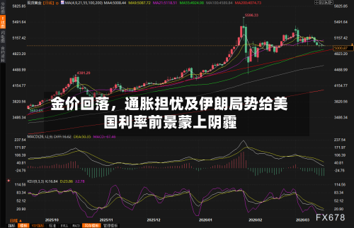 金价回落	，通胀担忧及伊朗局势给美国利率前景蒙上阴霾-第2张图片