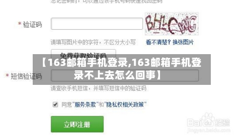 【163邮箱手机登录,163邮箱手机登录不上去怎么回事】-第1张图片