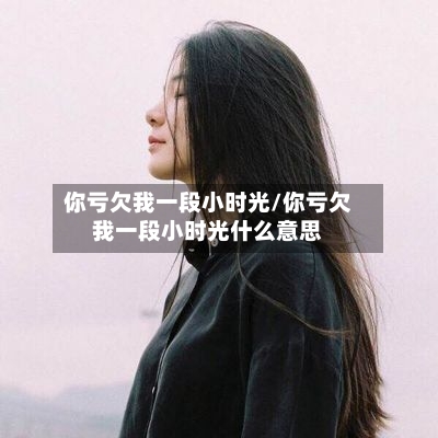 你亏欠我一段小时光/你亏欠我一段小时光什么意思-第2张图片