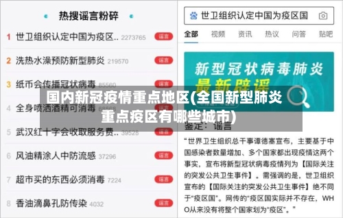 国内新冠疫情重点地区(全国新型肺炎重点疫区有哪些城市)-第3张图片