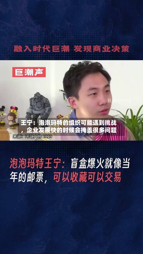 王宁：泡泡玛特的组织可能遇到挑战，企业发展快的时候会掩盖很多问题-第1张图片