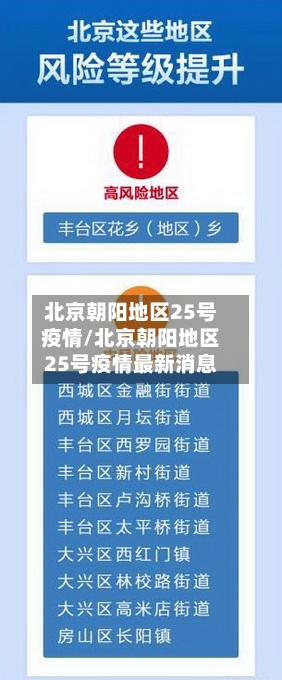 北京朝阳地区25号疫情/北京朝阳地区25号疫情最新消息-第2张图片