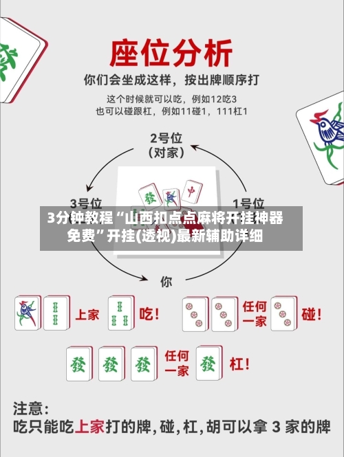 3分钟教程“山西扣点点麻将开挂神器免费”开挂(透视)最新辅助详细-第1张图片