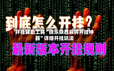 开挂辅助工具“微乐陕西麻将开挂神器”详细开挂玩法-第1张图片
