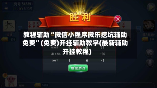 教程辅助“微信小程序微乐挖坑辅助免费	”(免费)开挂辅助教学(最新辅助开挂教程)-第3张图片