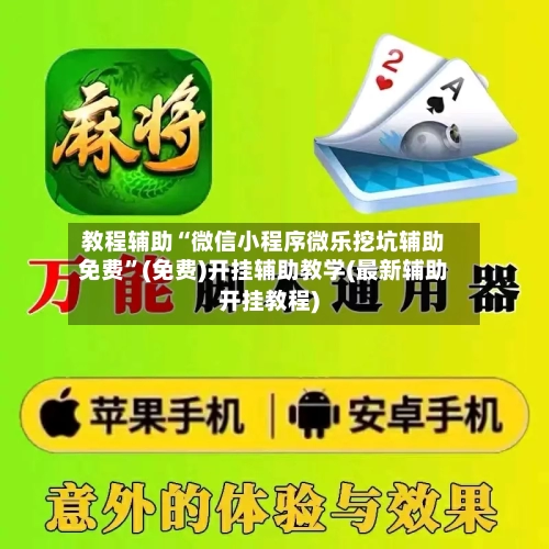 教程辅助“微信小程序微乐挖坑辅助免费”(免费)开挂辅助教学(最新辅助开挂教程)-第1张图片