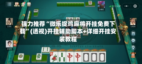 强力推荐“微乐捉鸡麻将开挂免费下载	”(透视)开挂辅助脚本+详细开挂安装教程-第1张图片