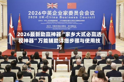 2026最新助赢神器“家乡大贰必赢透视神器”万能辅助详细步骤与使用技巧-第1张图片